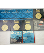 Analog Reel to Reel Magnetic Recording Tape Lot x10 RCA KNIGHT SCOTCH Hi... - £31.08 GBP