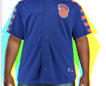New York Knicks NBA 4XLT Or 5XLT Mitchell &amp; Ness Blue HWC Jersey Men Pic... - $48.50