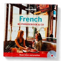 Lonely Planet French Phrasebook and CD New Sealed - $20.73