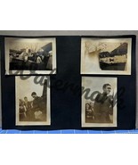 Antique Photograph WWI Biplane C347 Pilot ? Military Uniform - $29.68