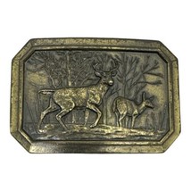  Solid Brass DEERs Belt Buckle Great American Buckle Co-Chicago- 1976- N... - £21.67 GBP