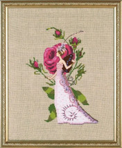 SALE! Complete Xstitch Materials NC301 Great Cabbage-Leaved Rose by Nora Corbett - $49.49+