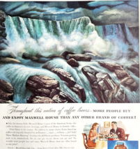 1947 Maxwell House Coffee Advertisement Niagara Falls NY Canada Martelly... - $556.66 MXN