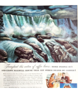 1947 Maxwell House Coffee Advertisement Niagara Falls NY Canada Martelly... - $29.99