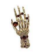 LO2418 - Gold White Metal Brooches with Top Grade Crystal  in Multi Color - $57.27 CAD