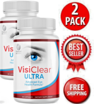 2 PACK- Visiclear Advanced-Eye Supplement Vision Vitamins- Lutein + Zeaxanthin - £42.80 GBP