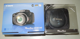 Canon PowerShot SX50 HS 12.1 MP Digital Camera 50x Optical Zoom w/Soft Case - $249.95