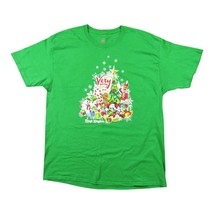 WDW Disney Womens XL Shirt 2016 Green Mickey&#39;s Very Merry Christmas Part... - $15.61