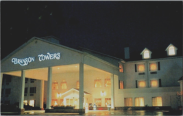 Postcard Missouri Branson Towers Hotel  Home of The Ice Cream Social  5.5 x 3.5&quot; - £4.68 GBP