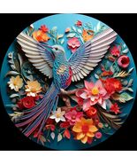 3D Hummingbird Coaster Clip Art 100 PNG Digital Download Bundle VOL 2 - $2.99