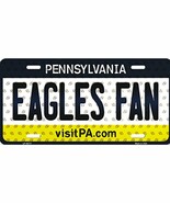 Eagles Fan Pennsylvania PA Background Metal License Plate - £11.95 GBP