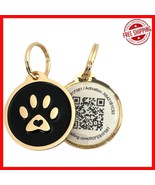 Durable Non-Toxic QR Code Pet ID Tag - Personalized Profile Access Gold ... - $604.61 MXN