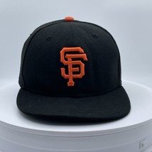 MLB San Fransisco Giants Hat Black Size 6 3/4 Baseball Cap - £9.30 GBP