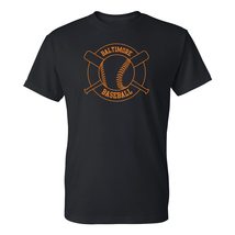UGP Campus Apparel Houston Crossed Baseball Bats - Sports Team Color T Shirt - S - £18.97 GBP