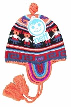 Neff Headwear Unisex Llama Neon Orange Wildstyle Beanie w Tassels W11180... - $385.73 MXN