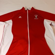 Russell Athletic S71QLMK Coosa Valley Men's Red & White Full Zip Sweatshirt Sz L image 10