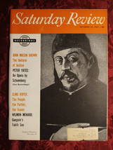 Saturday Review October 30 1954 Peter Yates Wilmon Menard Elmo Roper - £6.90 GBP