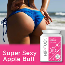 NIP &amp; TUCK BRAZILIAN BUM LIFT PILLS YOUTHFUL LIFTER FIRMER TONED TIGHT B... - £27.06 GBP