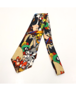 Vtg Looney Tunes Characters Neck Tie Character Medley Polyester Classic - £12.34 GBP