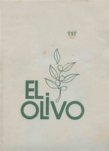 El Olivo Restorante Menu Mallorca Spain - £14.08 GBP