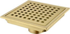 Orhemus Sq.Are Shower Floor Drain With 6 Inch Long, Sus 304 Stainless Steel Grid - £38.99 GBP