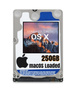 macOS Mac OS X 10.12 Sierra Preloaded on 250GB Sata HDD - $24.99