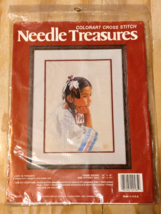 Needle Treasures Colorart Cross Stitch Embroidery Kit 10 x 14 Lost In Thought - £12.76 GBP