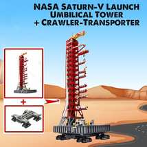 Saturn-V Launch Umbilical Tower Crawler-Transporter Building Block Set Brick Toy - £148.01 GBP+