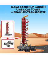 Saturn-V Launch Umbilical Tower Crawler-Transporter Building Block Set B... - £147.30 GBP+