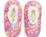 NEW Toddler Girls Mattel Barbie Fuzzy Babba Slippers 2-3T shoe sz 4.5-7.... - $9.95