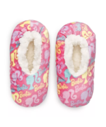 NEW Toddler Girls Mattel Barbie Fuzzy Babba Slippers 2-3T shoe sz 4.5-7.... - £7.84 GBP