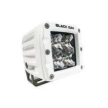 Black Oak 2&quot; Marine LED Pod Light - Spot Optics - White Housing - Pro Series 3.0 - £91.03 GBP