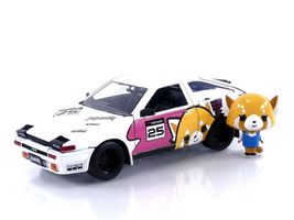 Jada Toys Sanrio 1:24 1986 Toyota Trueno (AE86) Die-cast Car & Aggretsuko Figure - $36.35