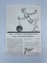 1970s VOIT No Dribble Basketball XB20 Vintage Print Ad Ephemeral - £7.80 GBP