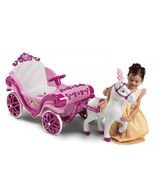 Princess Royal Horse and Carriage Battery-Powered Vehicle Sound Effects,... - £176.33 GBP