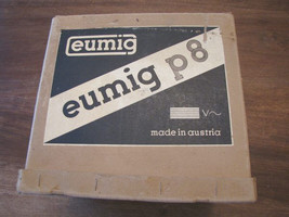 Original Vintage Box eumig Projector P8p 8 with Packaging Made in Austri... - $28.71