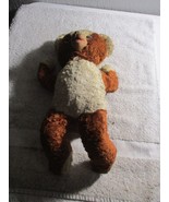 Vintage Rushton Brown Rubber Nose Mouth Music Plush Teddy Bear 15&#39;&#39; Antique - $1,405.25 MXN