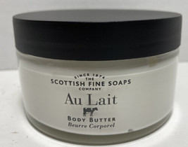 The Scottish Fine Soaps Co. Au Lait Body Butter - Glass Jar - 200 mL/7 oz. New - $14.84