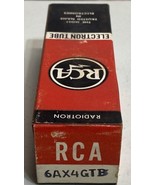 Vintage NOS RCA Radiotron 6AX4GTB Vacuum Electron Tube Tested NEW OLD STOCK - €4,27 EUR