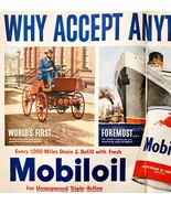 1950 Mobil Oil Mobilgas Centerfold Advertisement Automobile Transportati... - €60,79 EUR
