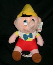 9&quot; Disney Vintage Pinocchio Stuffed Animal Plush Doll Boy Toy Walt World W/ Tag - £7.49 GBP