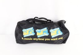 Vtg 90s Streetwear Distressed Spell Out The Movie Channel Duffle Bag Gym... - $39.55