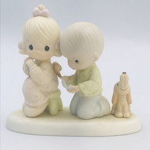 1987 Precious Moments With This Ring I Figurine 104019 Wedding Proposal Enesco  - £10.52 GBP