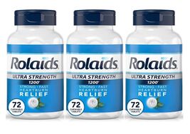 ROLAIDS Ultra Strength 400 mg - 85 mg Chewable Antacid Tablets MINT - 21... - $28.31
