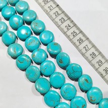 Fancy Turquoise Beads Kundan Mala Jewelry Making Raw Materialn - £21.28 GBP