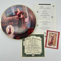 Bradford Exchange The Red Dress Gone With The Wind 1993 Collectors Plate - £35.20 GBP