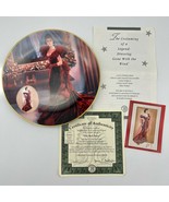 Bradford Exchange The Red Dress Gone With The Wind 1993 Collectors Plate - £35.52 GBP