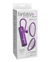 Fantasy For Her Rechargeable Pleasure Pump Kit Rechargeable Purple - £55.06 GBP