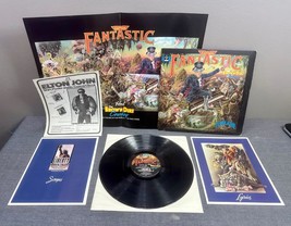 Elton John Captain Fantastic &amp; Brown Dirt LP Vinyl Record Inserts 1975 MCA-2142 - £15.91 GBP