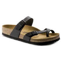 NEW Birkenstock Women&#39;s Black Mayari Dual Strap Slide Sandals Slip-On Sz... - $913.17 MXN